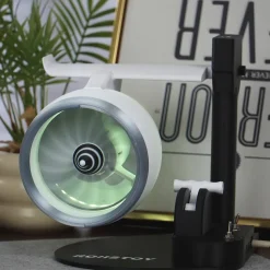 Turbo Jet Engine Desktop Fan High-Speed Cooling with Futuristic Design