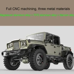 TWOLF TW-715 V8 Engine Powered 1:10 Scale RC Off-road 4WD 4-Door Pickup Truck Vehicle Crawler Kit