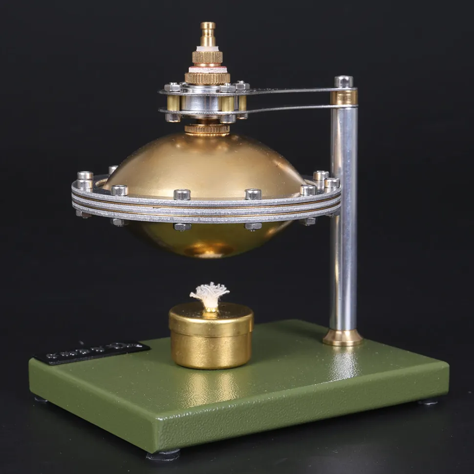 UFO Spin Suspension Steam Engine Model DIY Engine Kit with Copper Boiler and Alcohol Lamp