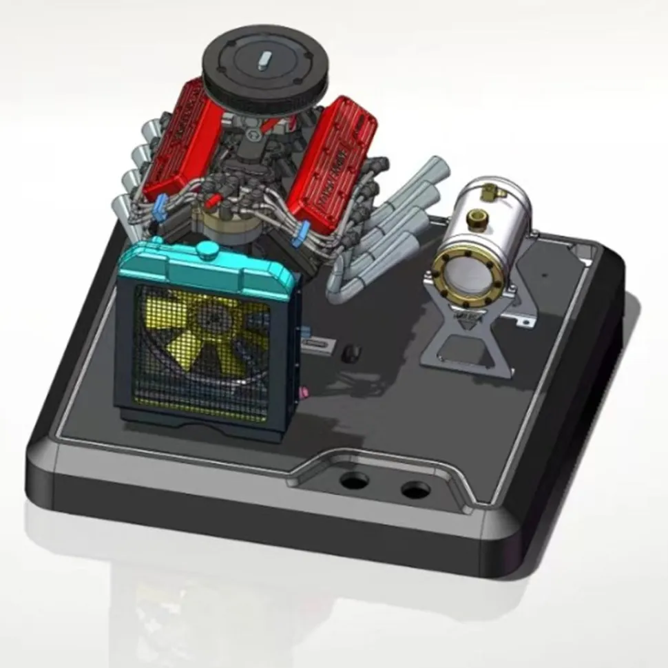 Upgraded Stand for TOYAN V8 FS-V800WGPC Engine Model