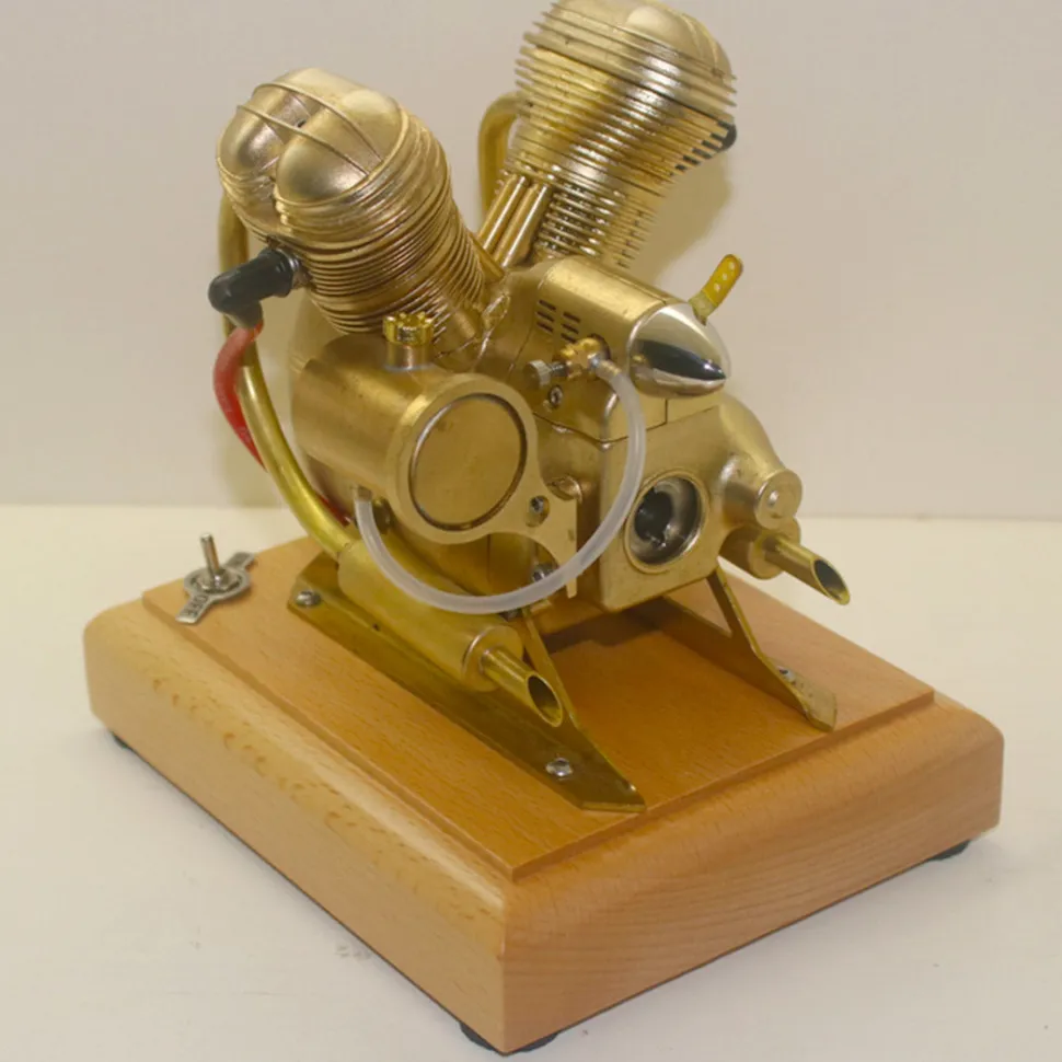 V35 3.2cc Mini OHV Horizontal V-Twin Four-stroke Gasoline Engine Internal Combustion Engine Motorcycle Engine Model