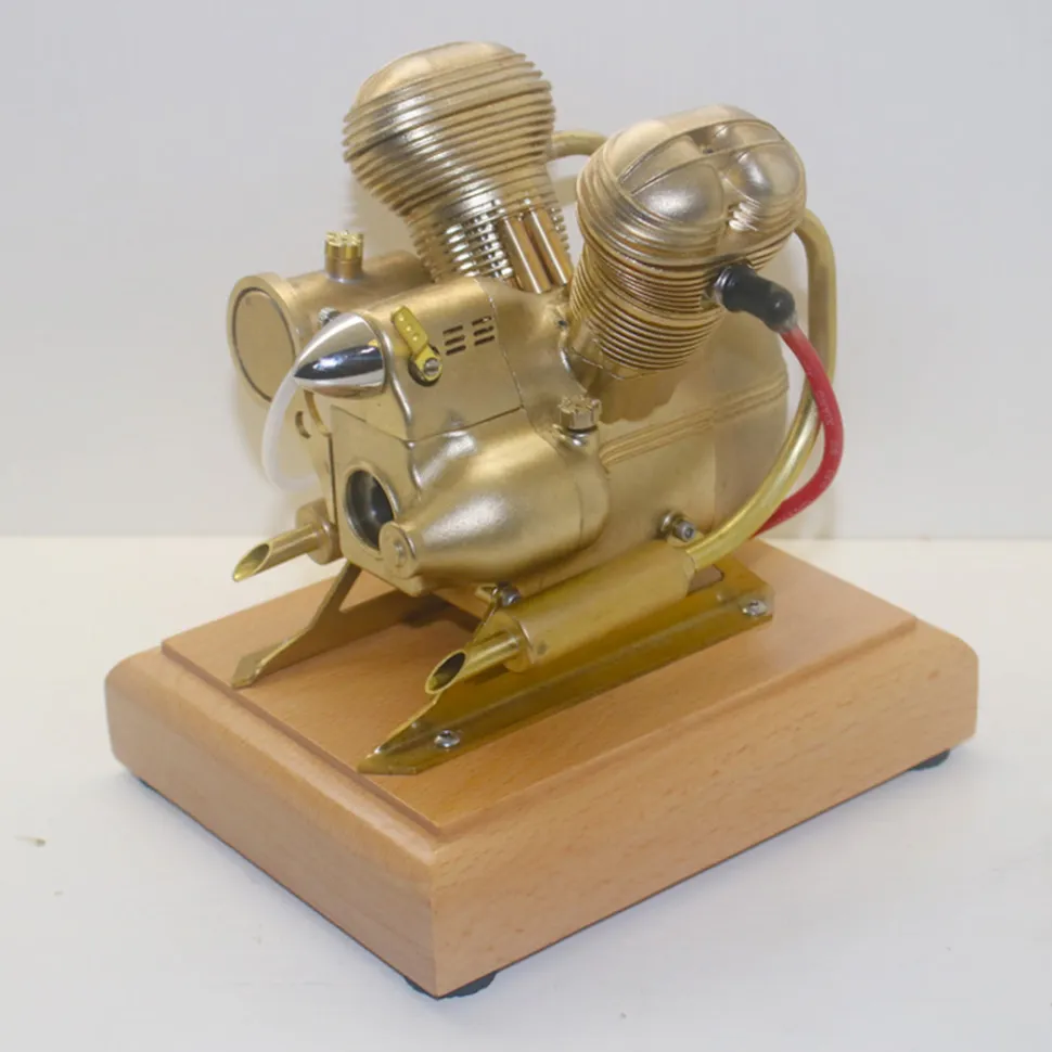 V35 3.2cc Mini OHV Horizontal V-Twin Four-stroke Gasoline Engine Internal Combustion Engine Motorcycle Engine Model