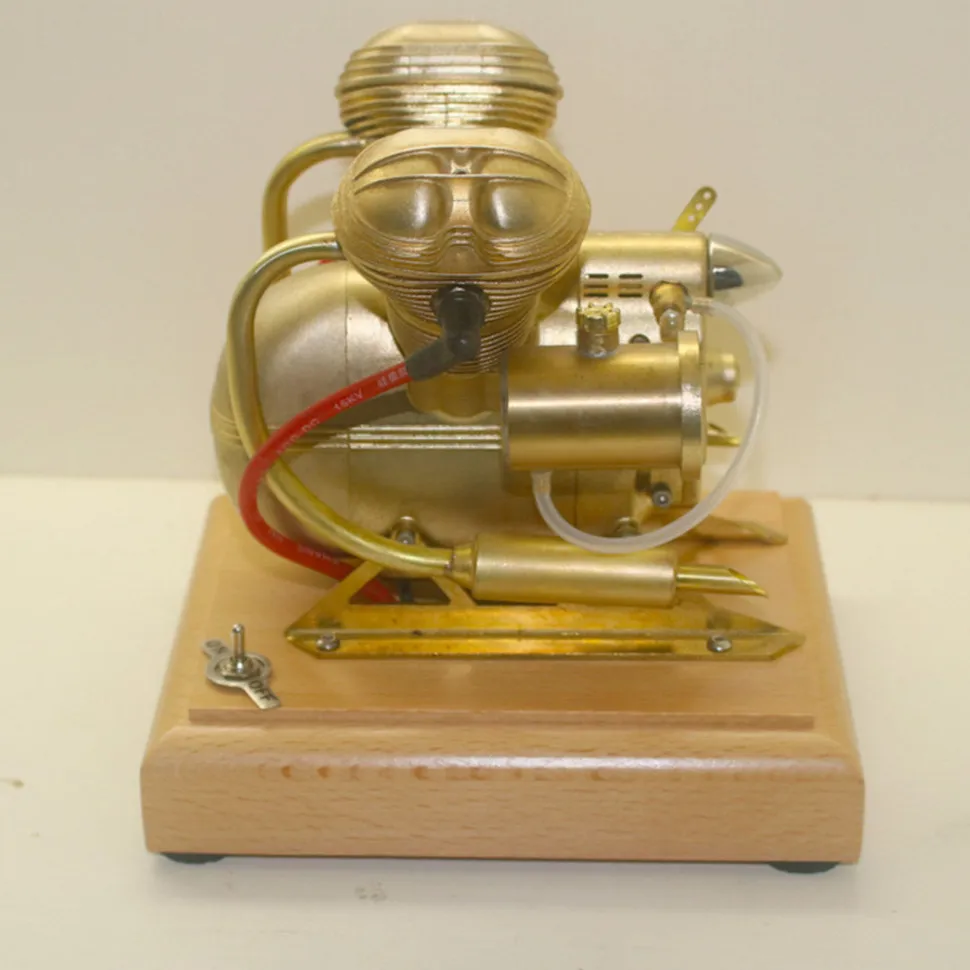 V35 3.2cc Mini OHV Horizontal V-Twin Four-stroke Gasoline Engine Internal Combustion Engine Motorcycle Engine Model