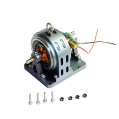 12V DC Micro Generator with Pulley Wheel & Belt - DIY Upgrade Accessories for Steam/Internal Combustion Engine Models