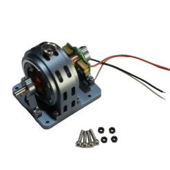 12V DC Micro Generator with Pulley Wheel & Belt - DIY Upgrade Accessories for Steam/Internal Combustion Engine Models