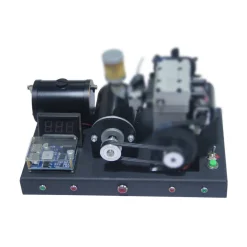 12V DC Modified Generator Kit & Base for SEMTO ST-NF2 Engine Model DIY Modelling Kit