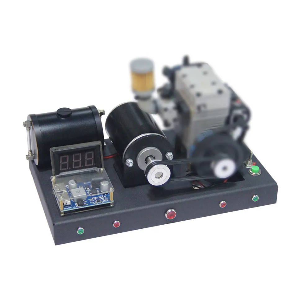 12V DC Modified Generator Kit & Base for SEMTO ST-NF2 Engine Model DIY Modelling Kit