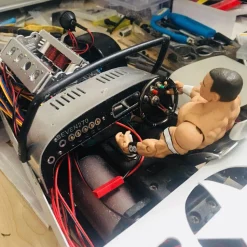 V8 Electromagnetic Engine Model for Model Car / Ship