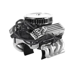 V8 Engine Fan Radiator Motor Hood Kit for 1/10 RC Car GRC F82 Motor
