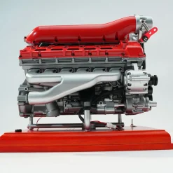 V12 Engine Model Kit that Works - Build Your Own V12 Engine - TECHING 1/4 Supercar V12 Engine Model Kit with Synchronized Throttle Sound Effects 800+PCS