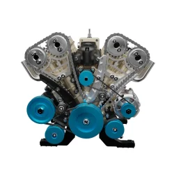 V8 Engine Model Kit that Works - Build Your Own V8 Engine - TECHING 1: 3 Full Metal V8 Car Engine Model Kit 500+Pcs