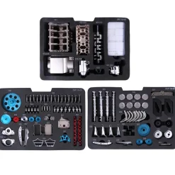 V8 Engine Model Kit that Works - Build Your Own V8 Engine - TECHING 1: 3 Full Metal V8 Car Engine Model Kit 500+Pcs
