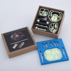V8 Engine Model Kit that Works - Build Your Own V8 Engine - Paint Your Own V8 Engine -MAD RC V8 Engine for Capra VS4-10 Pro