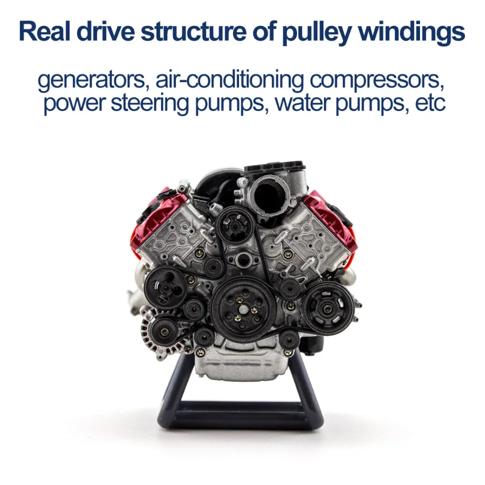 V8 Engine Model Kit that Works - Build Your Own V8 Engine - V8 Engine for Capra VS4-10