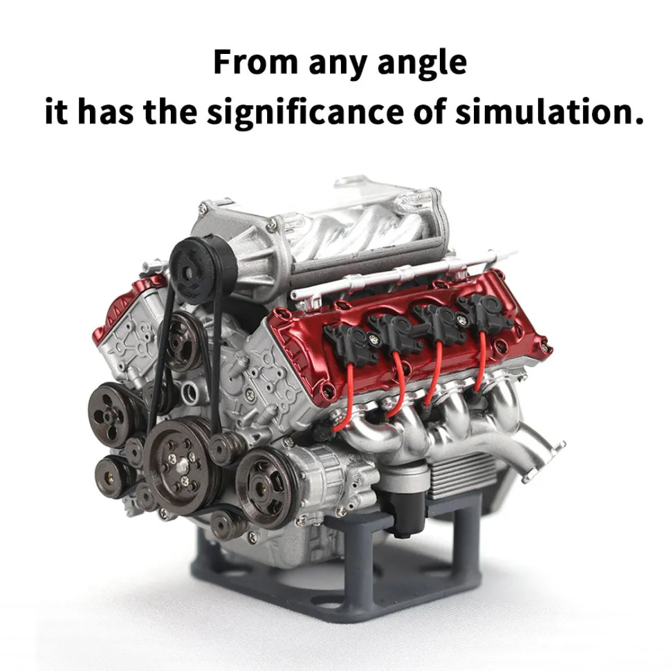 V8 Engine Model Kit that Works - Build Your Own V8 Engine - V8 Engine for Capra VS4-10