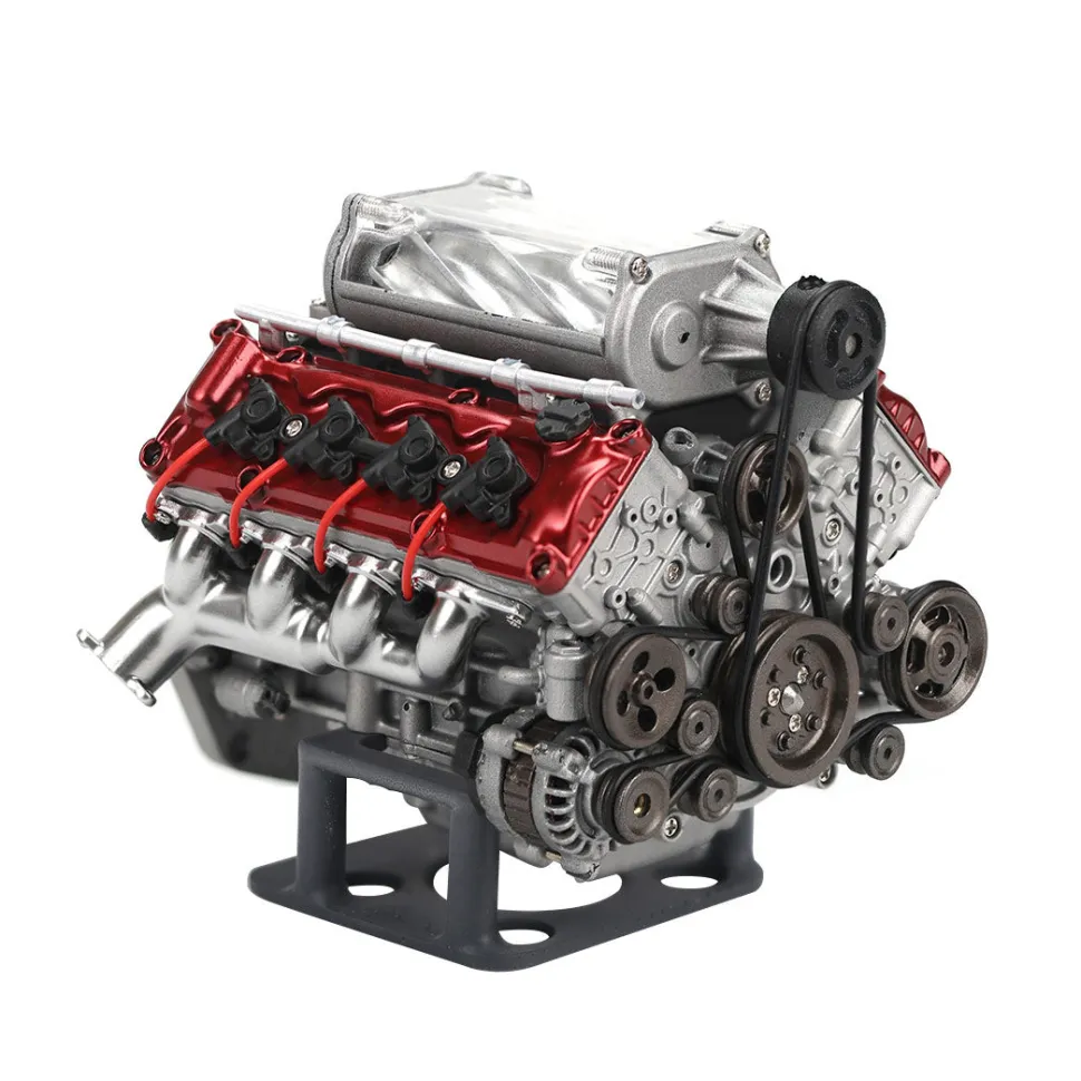 V8 Engine Model Kit that Works - Build Your Own V8 Engine - V8 Engine for Capra VS4-10
