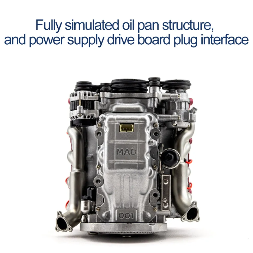 V8 Engine Model Kit that Works - Build Your Own V8 Engine - V8 Engine for Capra VS4-10