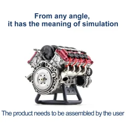 V8 Engine Model Kit that Works - Build Your Own V8 Engine - V8 Engine for Capra VS4-10