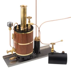Vertical Boiler Steam Boiler Model for Steam Ship Engine Model - 230ml
