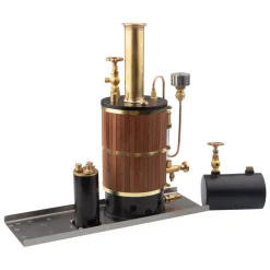 Vertical Boiler Steam Boiler Model for Steam Ship Engine Model - 230ml