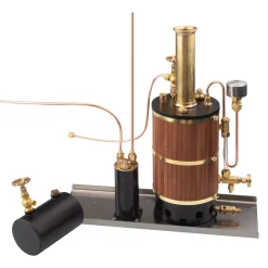 Vertical Boiler Steam Boiler Model for Steam Ship Engine Model - 230ml
