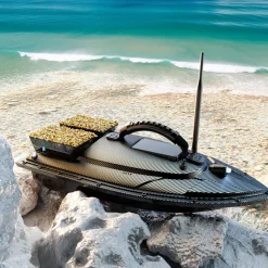 V070 GPS RC Bait Boat – 12000mAh, 500m Range, 1.5kg Dual-Hopper, 40 Waypoints