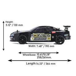 VRX RH1003 RC Car 1/10 Scale 2.4G 60KM/H Nitro Engine On-Road RTR Version