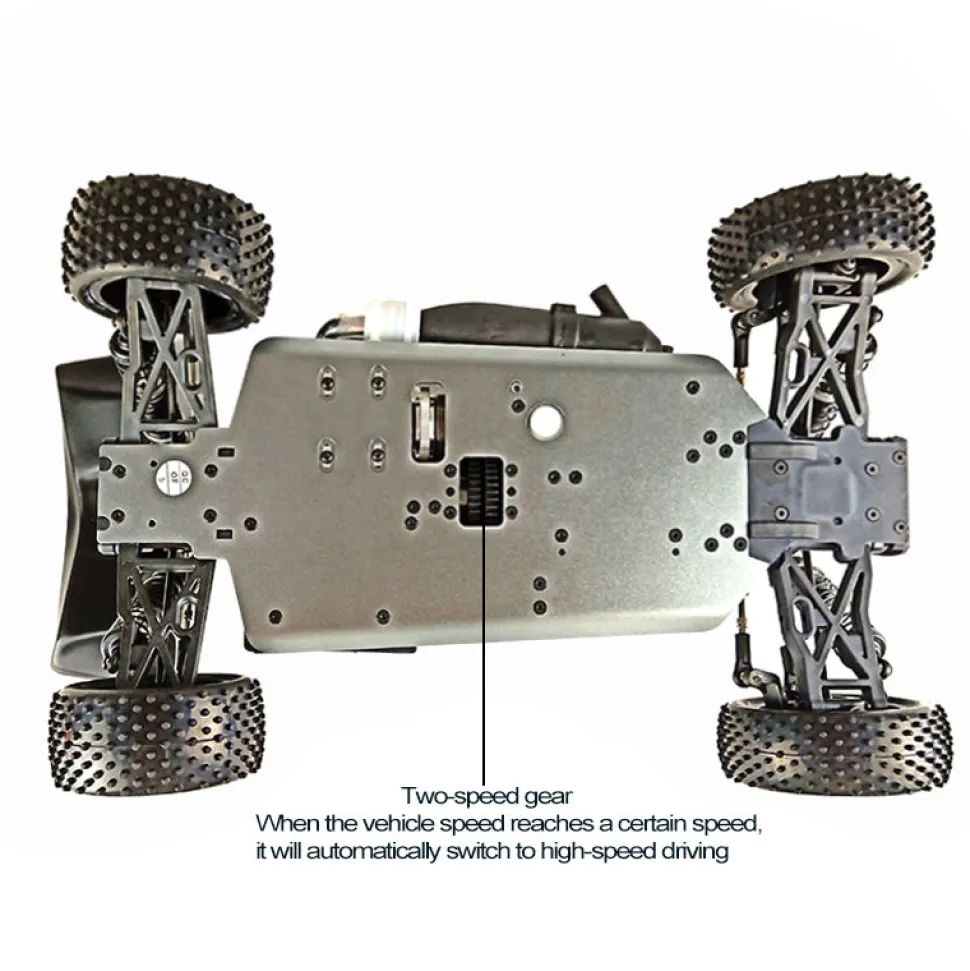 VRX RH1007 RC Car 1/10 Scale 2.4G 4WD 60km/h High Speed Force 18 Nitro Engine Off-road RTR Truck