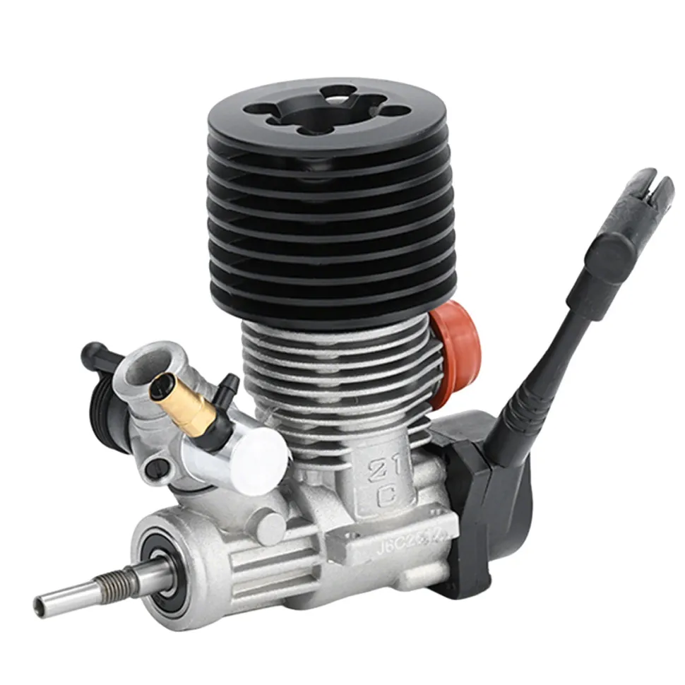 VRX SH.21 3.48cc Rear Exhaust Engine Model with PUI Starter for 1/8 Scale Methanol Fuel-Powered RC Car
