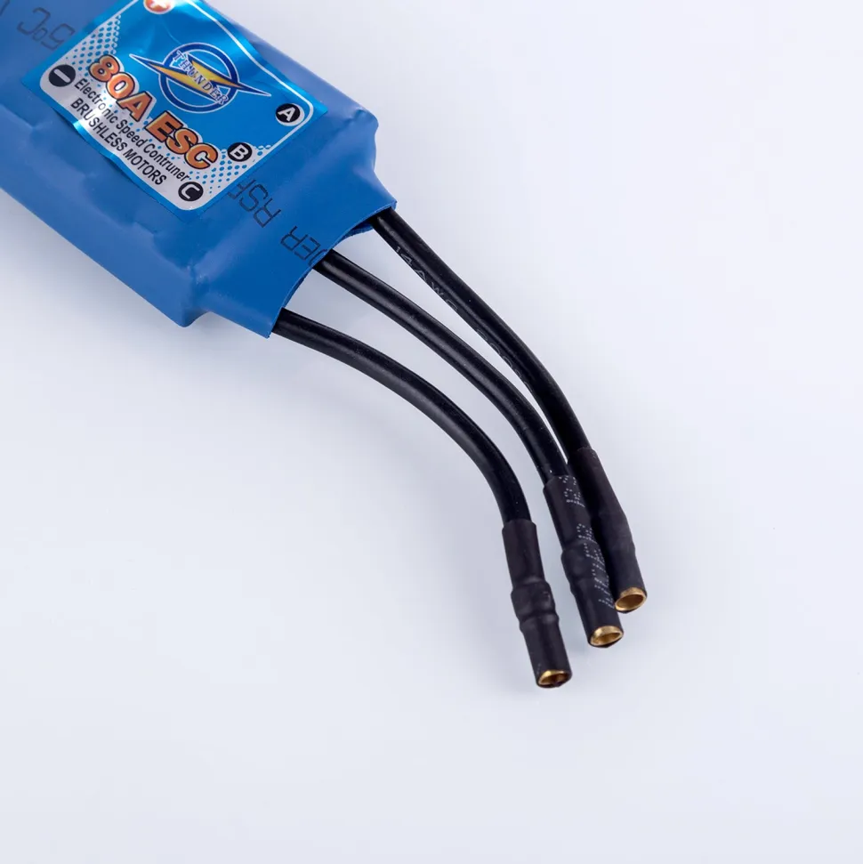 12V-24V 80A Brushless ESC for In-line Four-cylinder Gasoline Engine Model