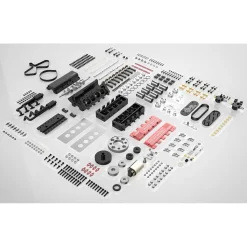 Water-cooling Decompression Water Tank Water Pipe Kit for TOYAN V8 Engine CISON V8 Engine