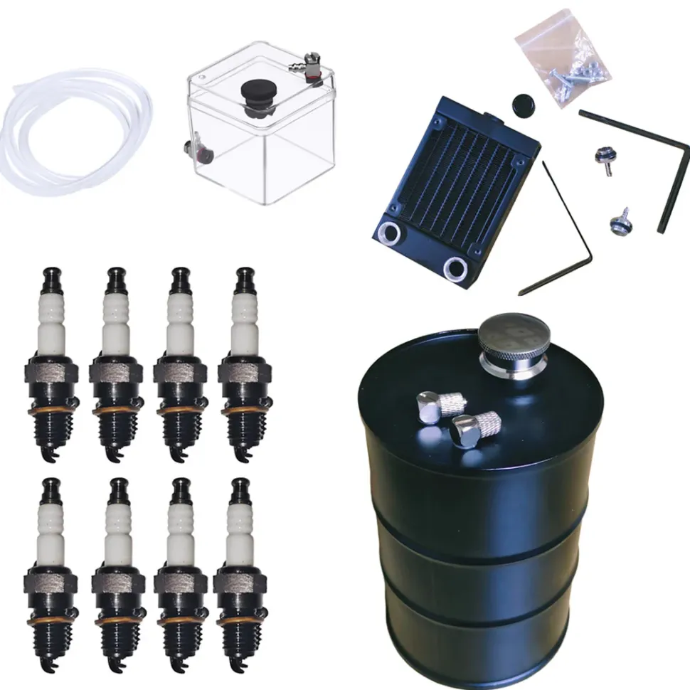 Water cooling Starting Accessories Set for CISON Small-block V8 Engine