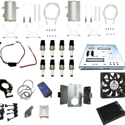 Water Cooling Starting Accessories Set & MCU Ignition Kit for CISON LS-52 V8 Engine