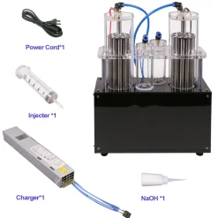 Water Electrolysis Machine - Oxygen Generator - Water Electrolysis Device with Double Outlet (Hydrogen and Oxygen Separated) - Enginediy