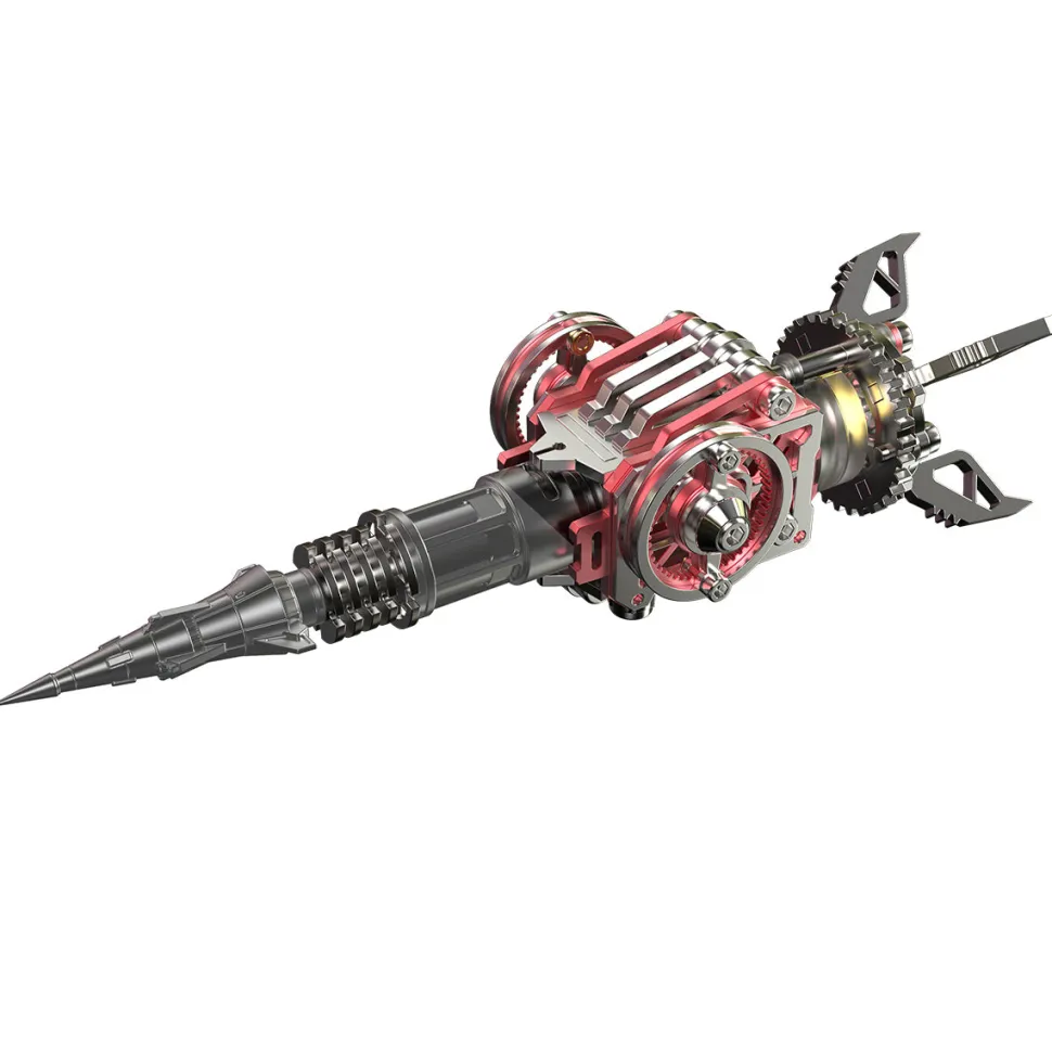 Weapons Accessories for Mechanical War Spider 3D Assembly Model Kit