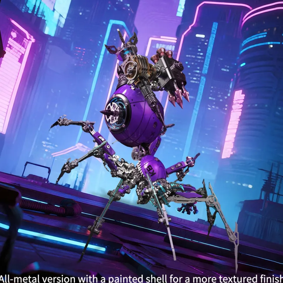Weapons Accessories for Mechanical War Spider 3D Assembly Model Kit