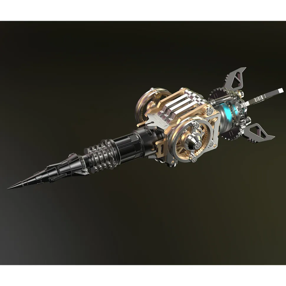 Weapons Accessories for Mechanical War Spider 3D Assembly Model Kit