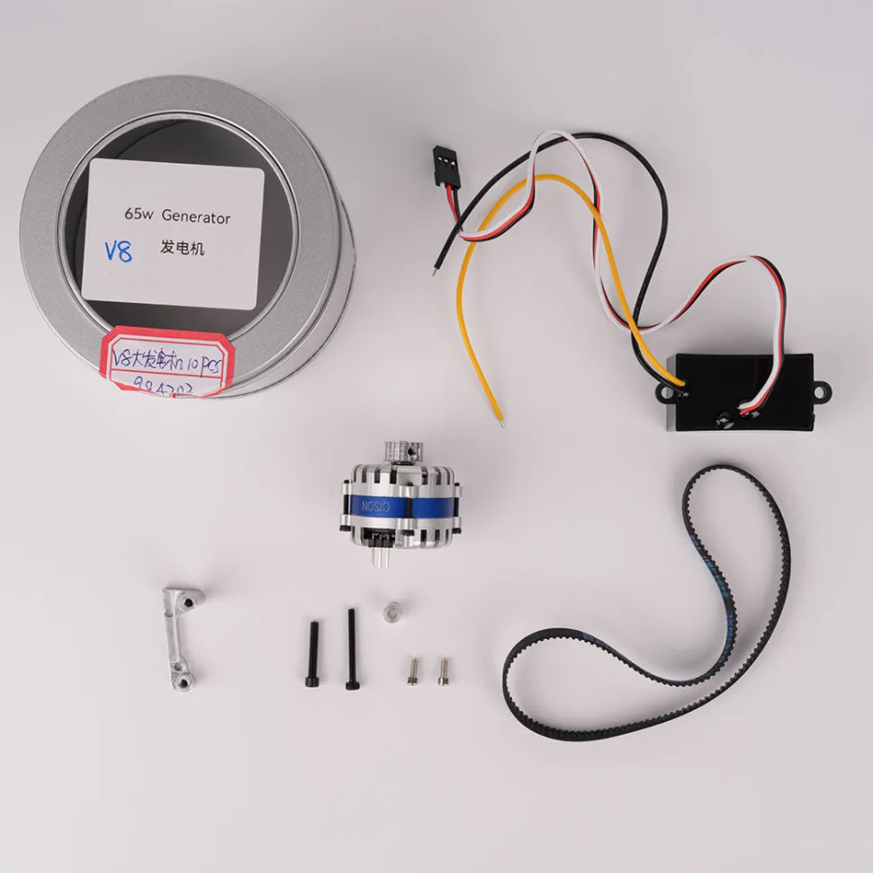 65W High-Power Micro Generator Alternator Kit for CISON V8 Pro V1.1 Engine
