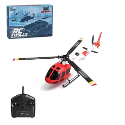 WLToys AS350 2.4G 4CH RTF Micro RC Helicopter Model Optical Flow K150 Air Rescue