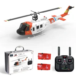 WOLFBUSH F07S UH-1 Huey – 6CH Brushless GPS RC Helicopter
