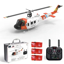 WOLFBUSH F07S UH-1 Huey – 6CH Brushless GPS RC Helicopter