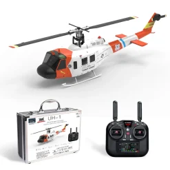 WOLFBUSH F07S UH-1 Huey – 6CH Brushless GPS RC Helicopter