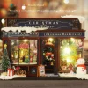 Wooden DIY Christmas Wonderland Miniature House Model Kit