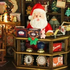 Wooden DIY Christmas Wonderland Miniature House Model Kit