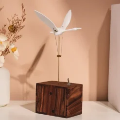 Wooden Flying Swan Music Box Dynamic Model