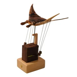 Wooden Manta Ray Bionic Marine Biological Dynamic Model