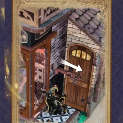 Wooden Time Magic Workshop DIY Miniature House 3D Model Kit
