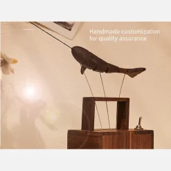 Wooden Whale Music Box Dynamic Model