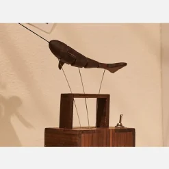 Wooden Whale Music Box Dynamic Model