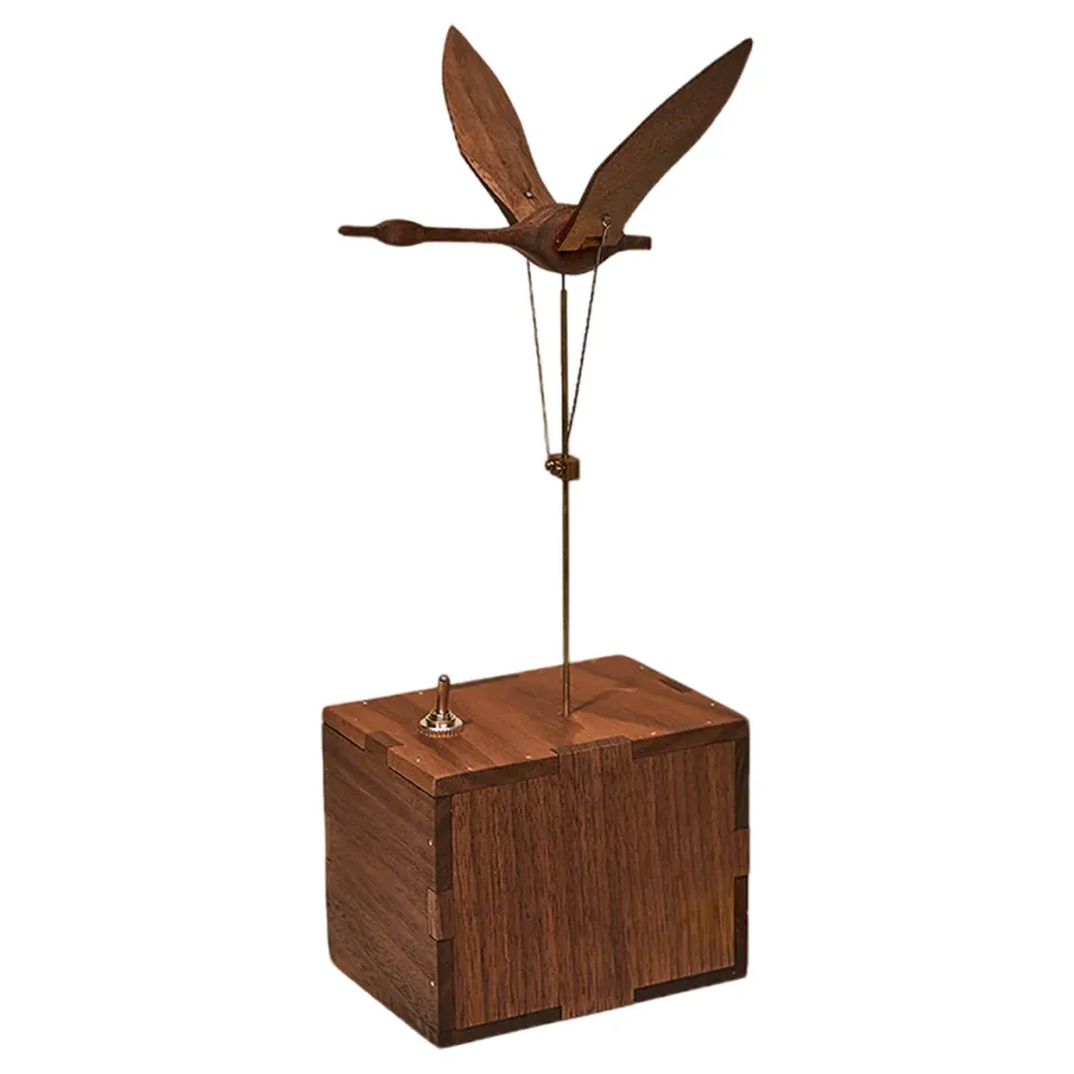Wooden Whale Music Box Dynamic Model